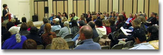 Annie at parent workshop
