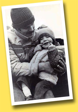 David and daughter - Photographed by Annie Fox David and daughter - Photographed by Annie Fox